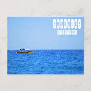 Carte Postale Plage Zambales aux Philippines