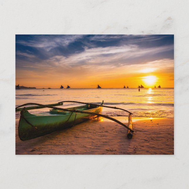 Carte Postale Plages tropicales | Boracay's White Beach (Devant)
