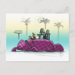Carte Postale Plaid Est En Place !