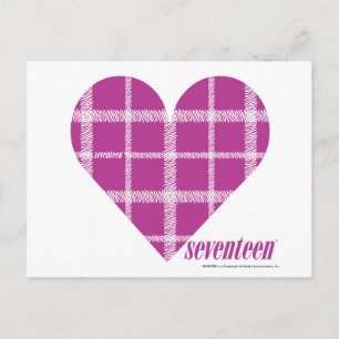 Carte Postale Plaid Purple 2