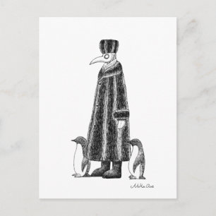 Carte Postale Plaie Doctor Portrait Winter Disease Déplaisant Ar