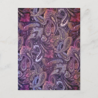 Carte Postale Plain Paisley 3