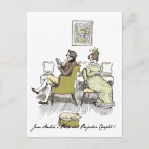 Carte Postale Plaisir en Vexing, Jane Austen Fierté & Préjugés