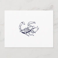 Plan de la main du scorpion tiré