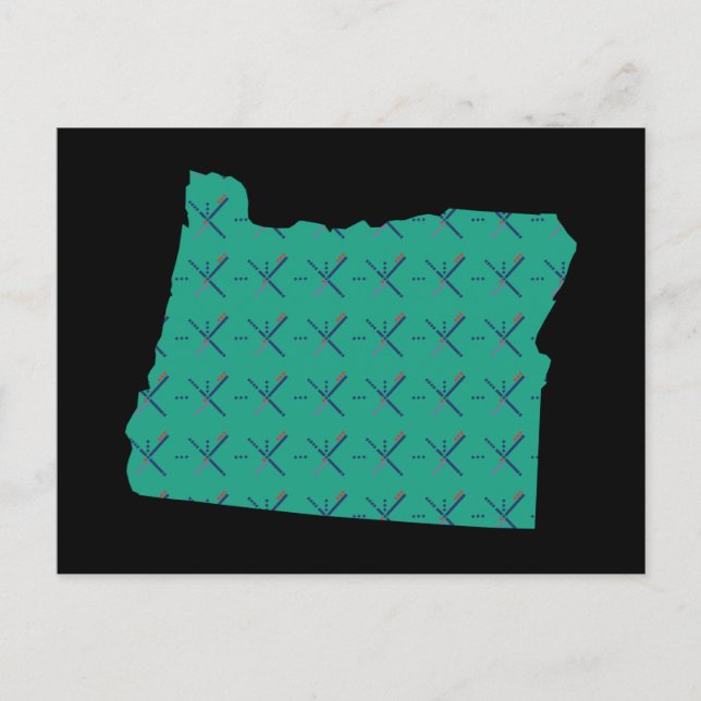 Carte Postale Plan de l'aéroport de Portland (Devant)