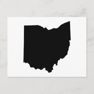 Carte Postale Plan de l'État de l'Ohio