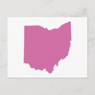 Carte Postale Plan de l'État de l'Ohio
