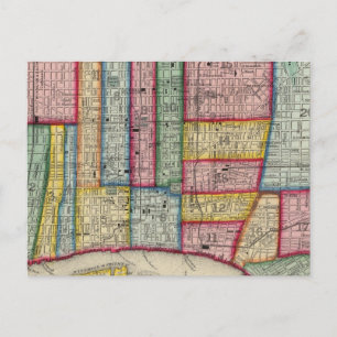 Carte Postale Plan De Philadelphie
