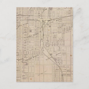 Carte Postale Plan de Terre Haute, Vigo Co