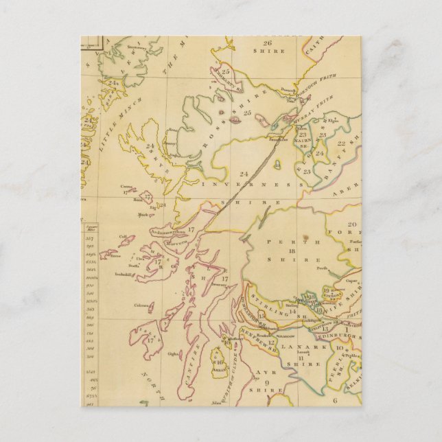 Carte Postale Plan d'index (Devant)