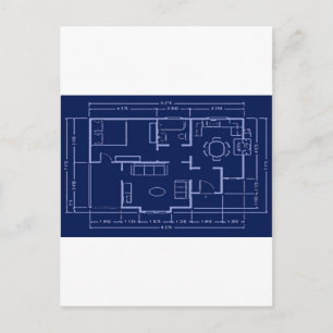 Carte Postale plan directeur - plan interne