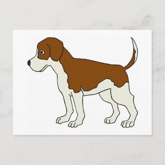 Carte Postale Plan du chien (Devant)