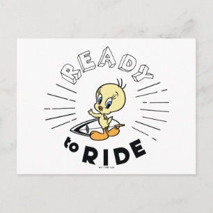 Carte Postale Planche de surf TWEETY™ - Prêt à surfer