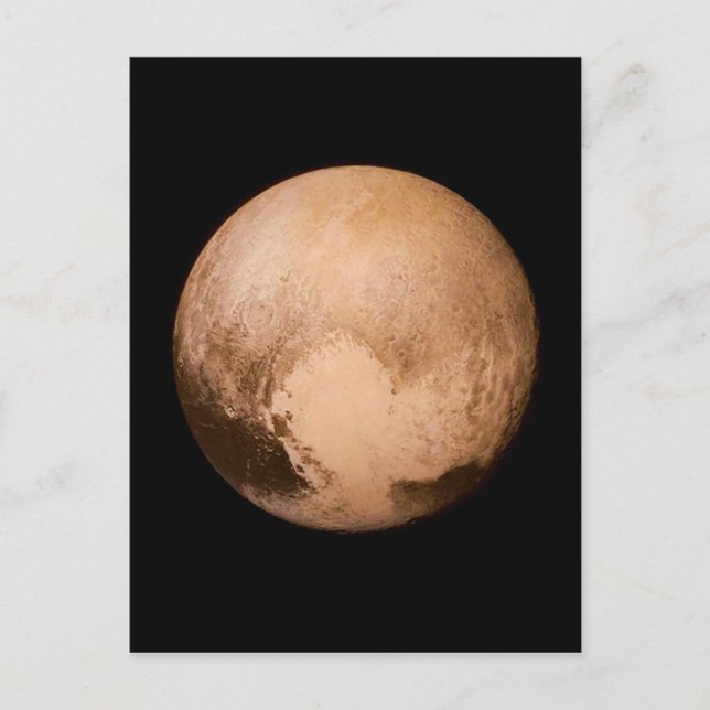 Carte Postale PLANET PLUTO - AVEZ UN COEUR ! (système solaire) ~ (Devant)