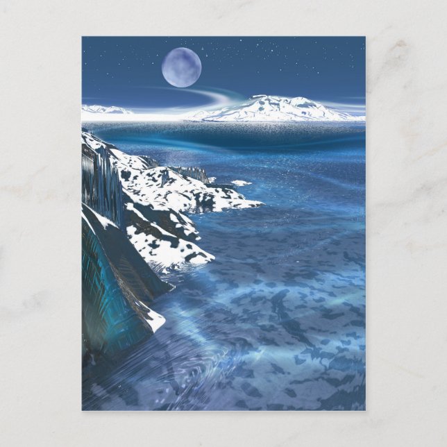 Carte Postale Planète distante (Devant)