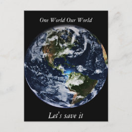 Carte Postale Planète Terre