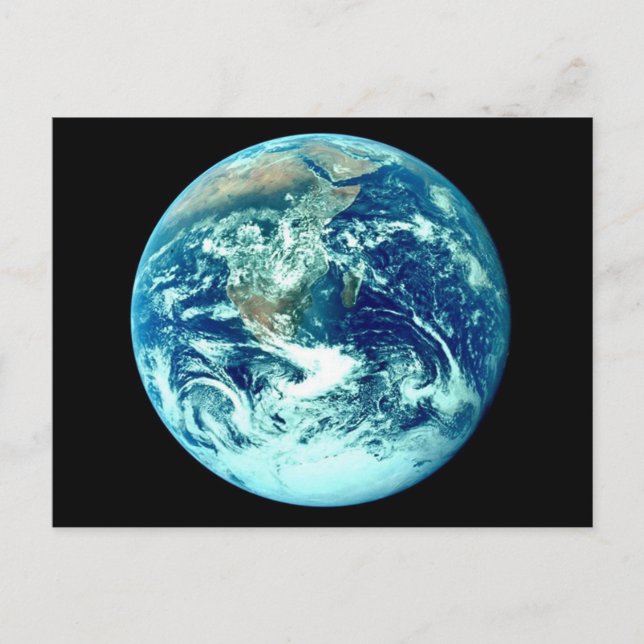 Carte postale Planète Terre (Devant)