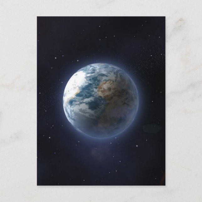 Carte Postale Planète Terre (Devant)