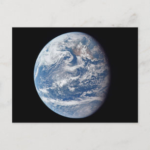 Carte Postale Planète Terre prise par l'équipage d'Apollo 11.