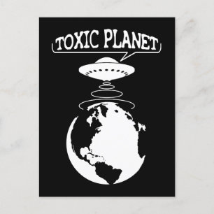 Carte Postale Planète toxique Protection de l'environnement