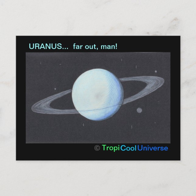 Carte postale Planète URANUS (Devant)
