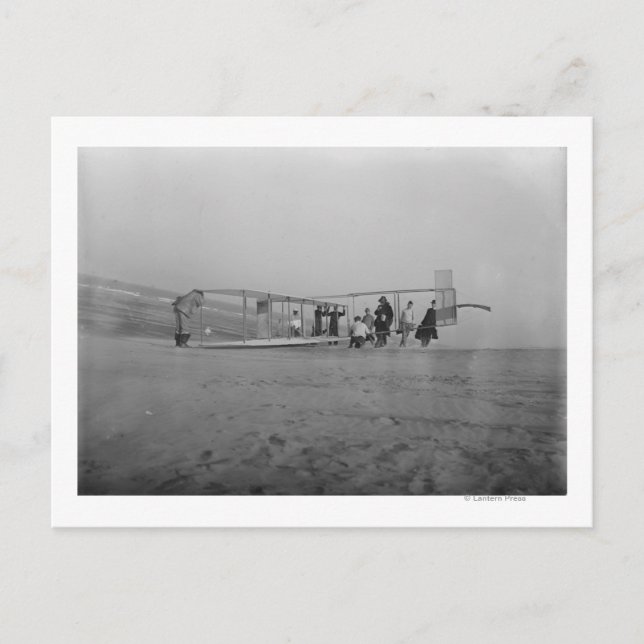 Carte Postale Planeur préparé pour le vol par (Devant)