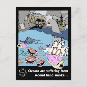 Carte Postale Plans d'acidification océanique CMBC : Les océans 