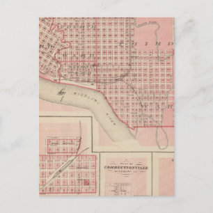 Carte Postale Plans de Sioux City, Le Mars