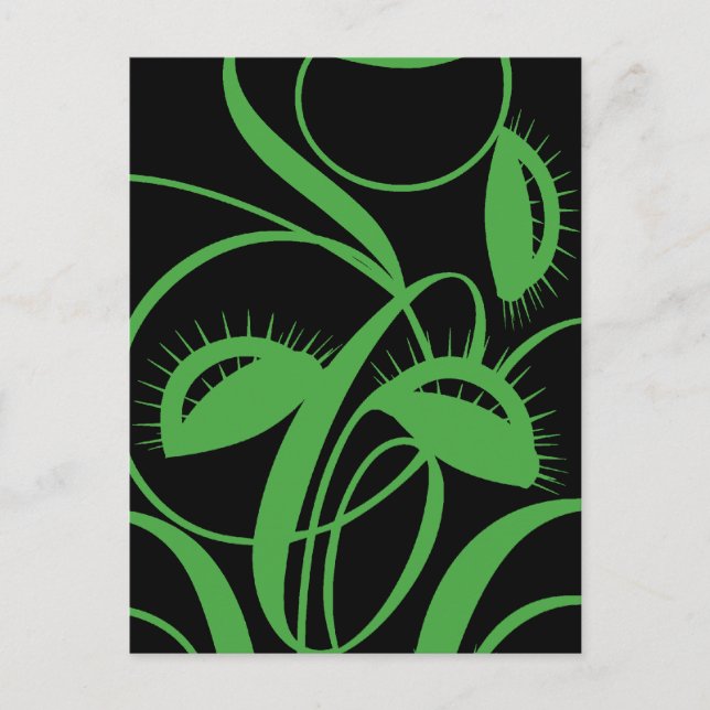 Carte Postale Plante carnivore (Devant)
