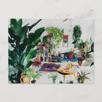Carte Postale Plante Séjour rempli