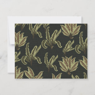 Carte Postale Plantes de jardin vintage en pot
