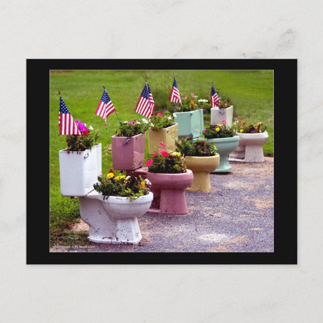 Carte Postale Planteurs de toilettes (Devant)