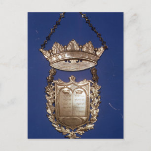 Carte Postale Plaque à trésor ou Bouclier pour le défilement de 
