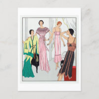 Plaque de mode des années 1920 pour glissières et 