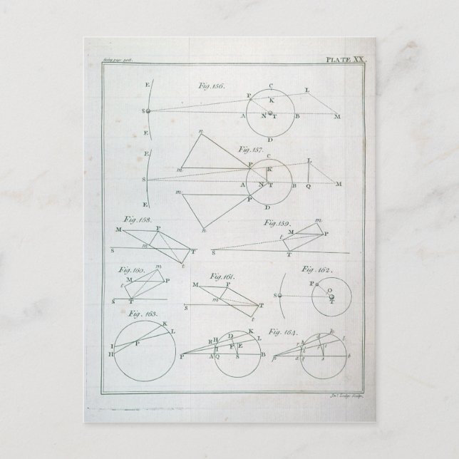 Carte Postale Plaque XX du volume I (Devant)