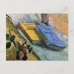 Carte Postale Plaster Statuette Rose et romans Vincent van Gogh