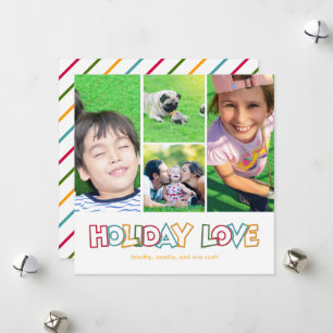 Carte postale plate de photo lumineuse et joyeuse
