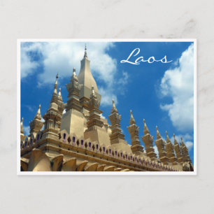 Carte Postale plateau de stupa doré