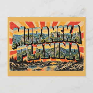 Carte Postale Plateau karstique de Muranska Planina Gorges Vinta