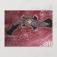 Platypus Dreaming Red par Mundara Koorang