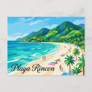 Carte Postale Playa Rincon, Samaná, République dominicaine