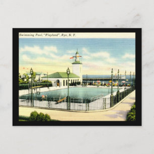 Carte Postale Playland, Rye, New York Vintage