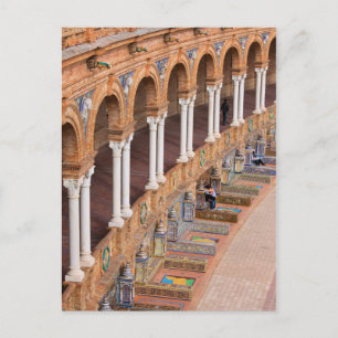 Carte Postale Plaza de Espana Colonnade à Séville