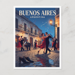 Carte Postale Plaza Dorrego, San Telmo, Buenos Aires Argentine