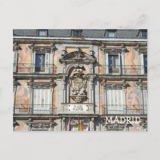 Carte Postale Plaza Mayor, Madrid Postcard (Devant)