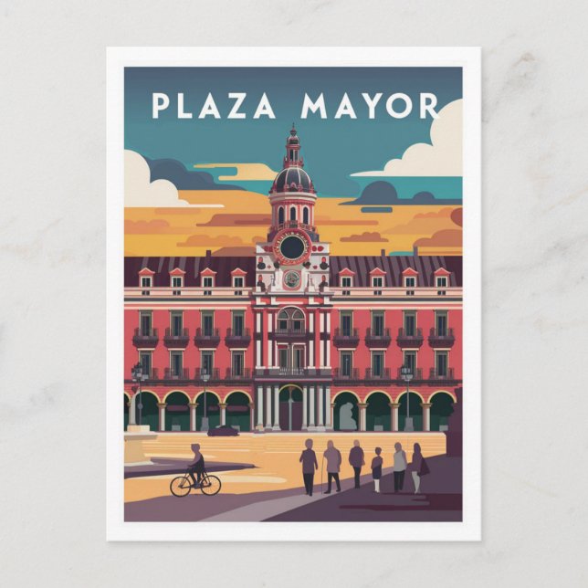 Carte Postale Plaza Mayor, Madrid Travel (Devant)
