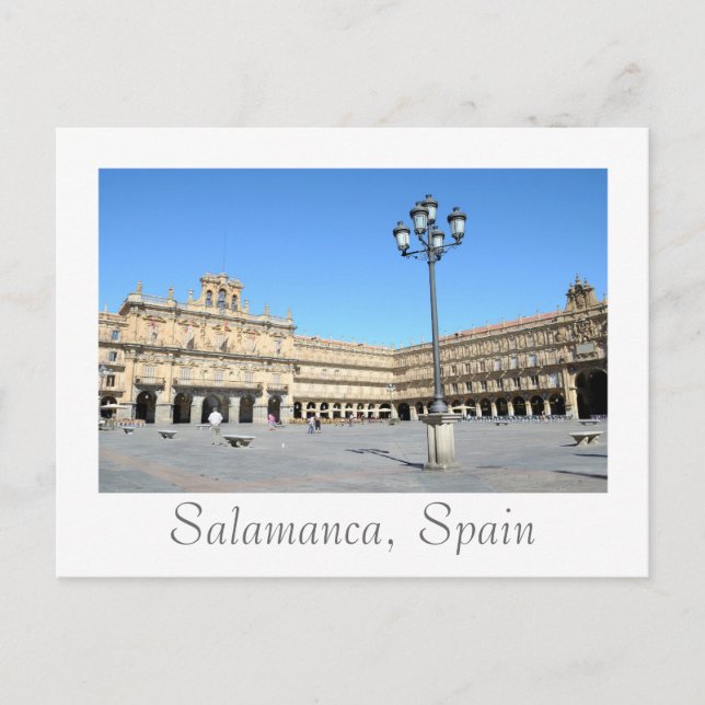 Carte Postale Plaza Mayor, Salamanca (Devant)