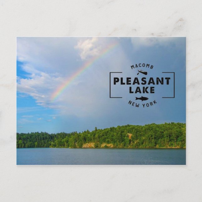Carte postale Pleasasant Lake Rainbow (Devant)