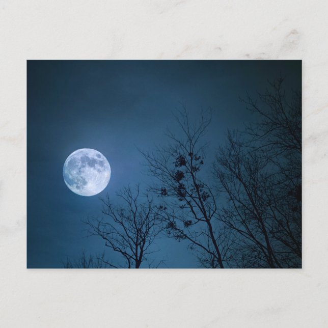 Carte Postale Pleine lune (Devant)