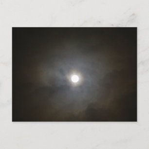 Carte Postale Pleine lune d'hiver